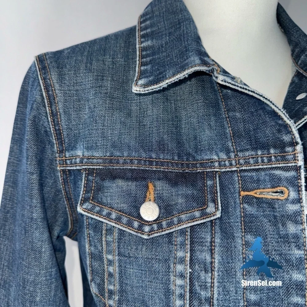 1059 J.Crew Classic Denim Jacket - S - Blue